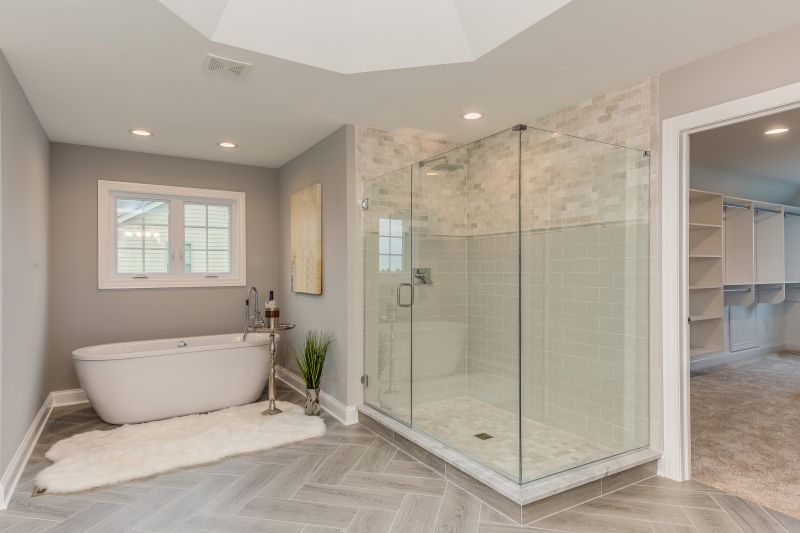Open Concept Bathroom Layout